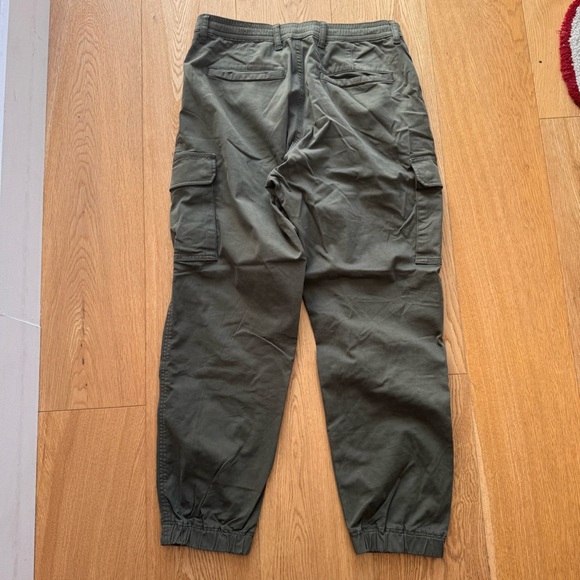 UNIQLO OLIVE Green Cargo Jogger Pant - M - Picture 6 of 12